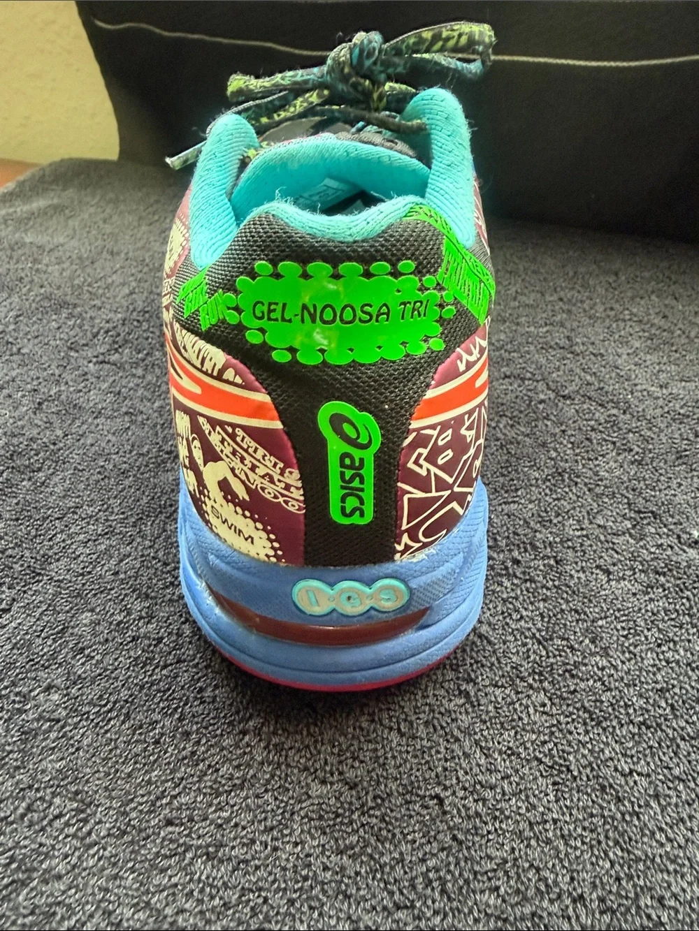 ASICS Women’s Multi-Color Athletic Running Shoes - Bright Teal, Pink & Green